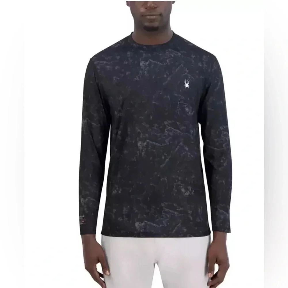 Spyder Men's Long Sleeve Rashguard - Picture 8 of 14